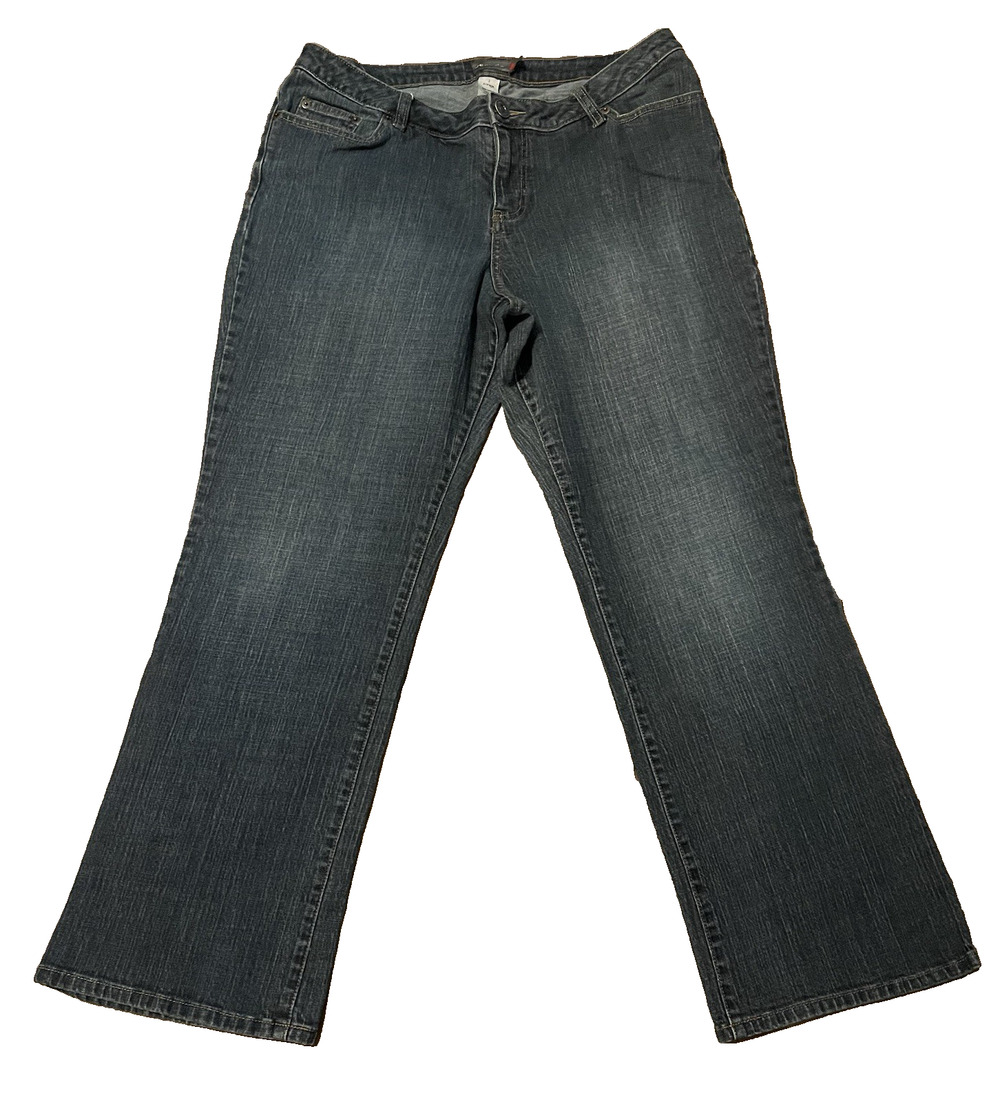 Venezia Women's Size 2 Stretch Bootcut Denim Jeans Waist 36